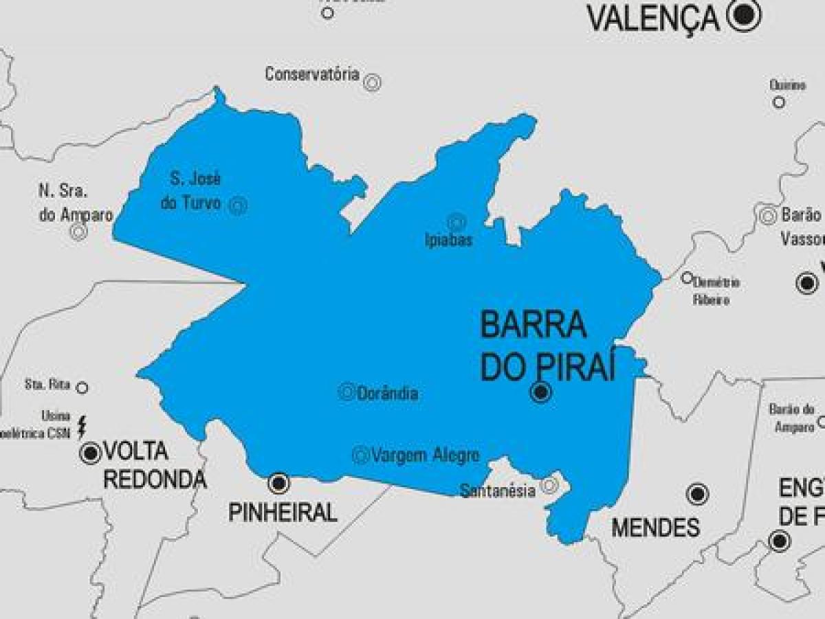 Mapa Baru uraditi Piraí općini