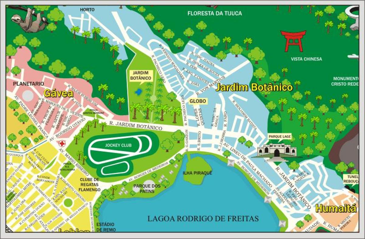 Mapa Klub Džokeja Brasileiro