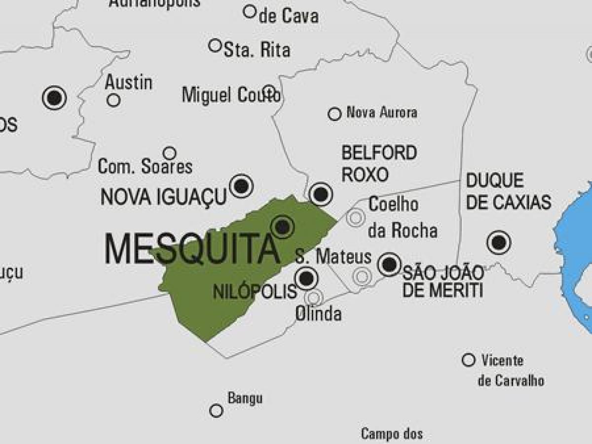 Mapa Mesquita općini
