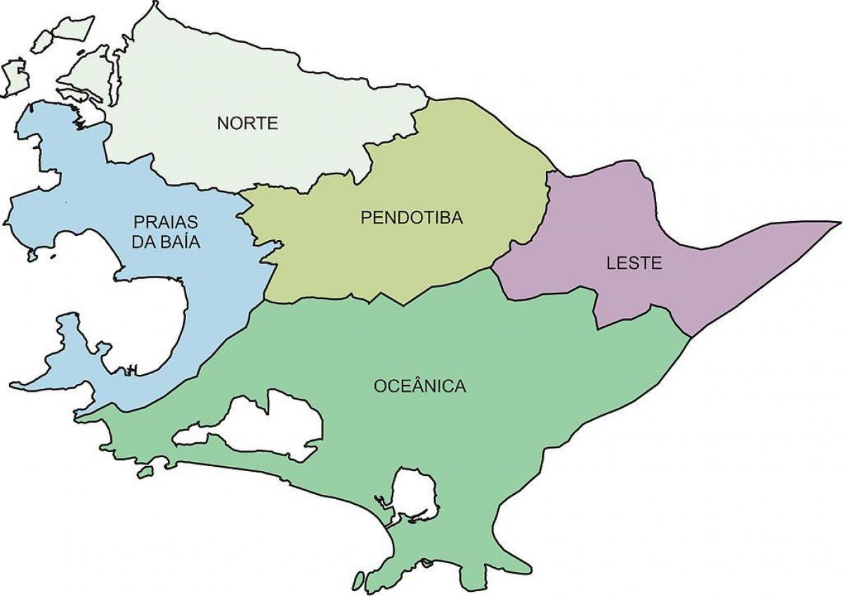 Kartu Područja Niterói