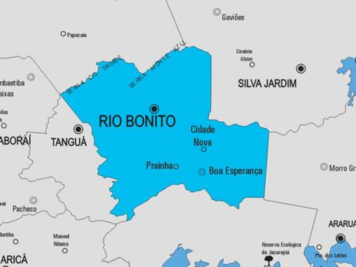 Karta u Rio das Flores općini