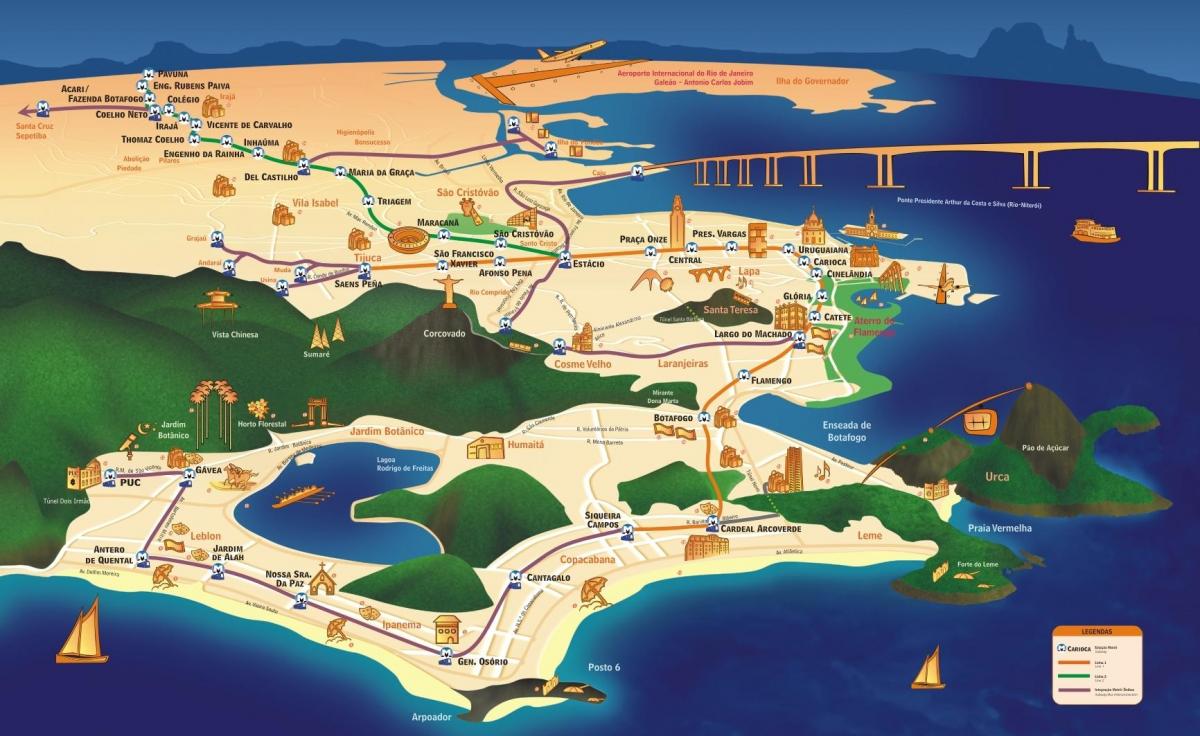 Mapa Rio spomenika