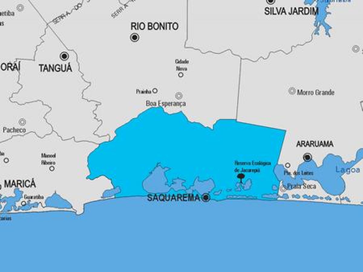 Mapa Saquarema općini