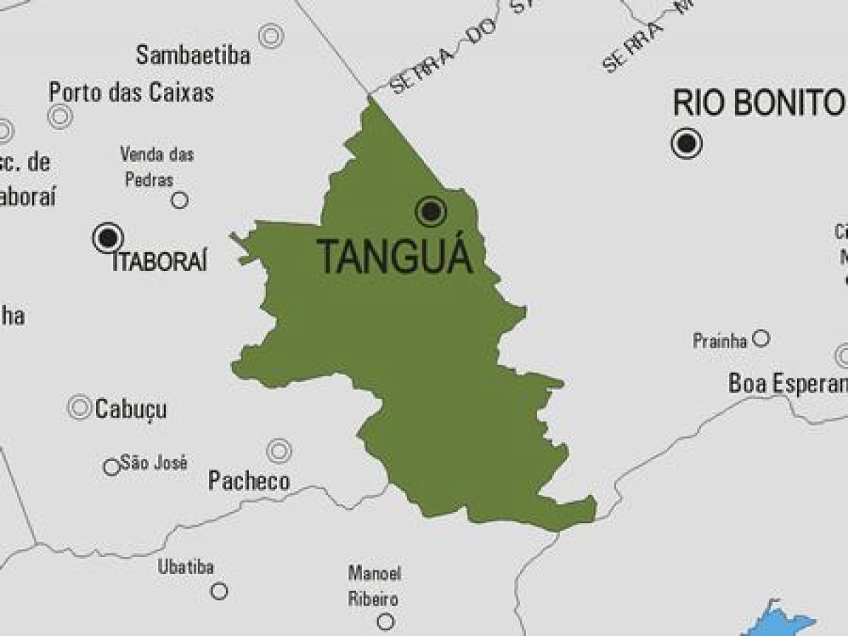 Mapa Tanguá općini