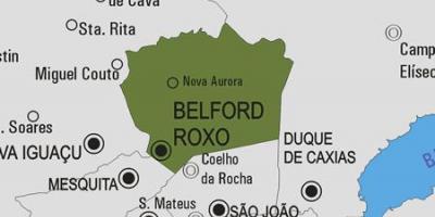 Mapa Belford Roxo općini