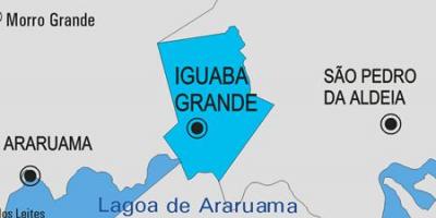 Mapa Iguaba Grande općini