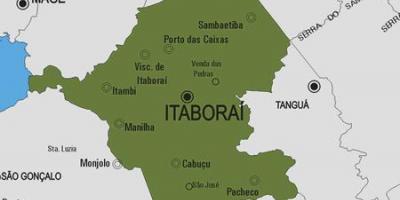Mapa Itaboraí općini