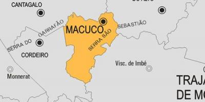 Mapa Macuco općini
