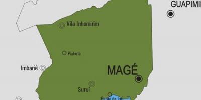 Mapa Magé općini