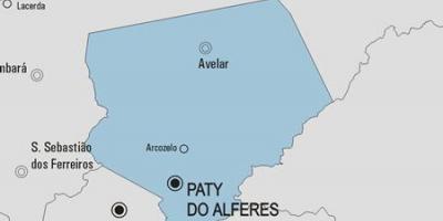 Mapa Paty uraditi Alferes općini