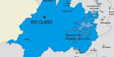 Mapa Rio Claro općini