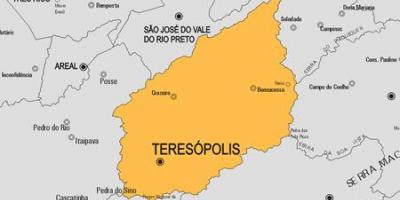 Mapa Teresópolis općini