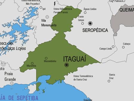 Mapa Itaguaí općini