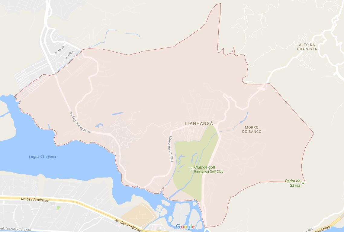 Mapa Itanhangá