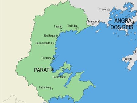 Mapa Parati općini