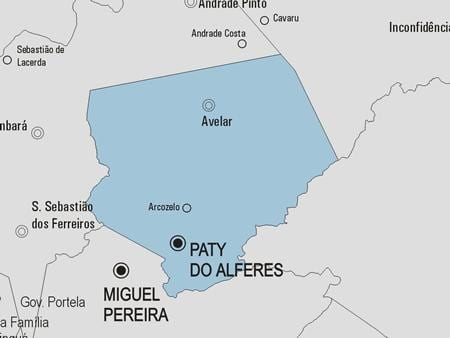 Mapa Paty uraditi Alferes općini