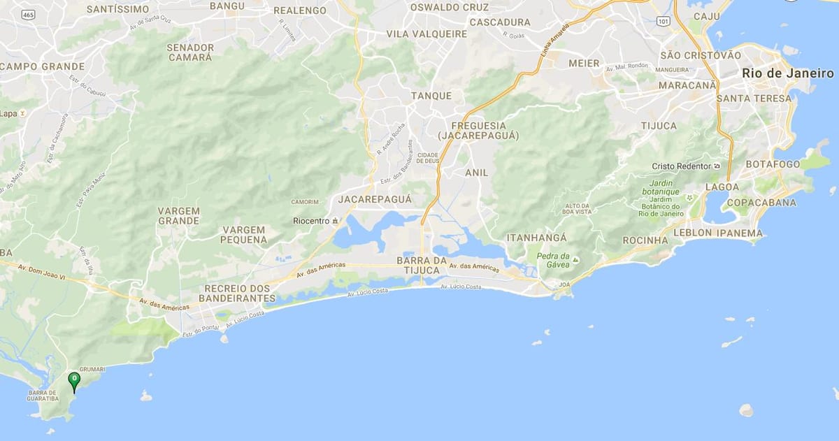 Mapa plaži cilj u životu