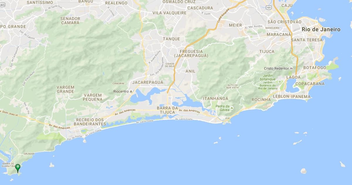 Mapa plaži Conchas