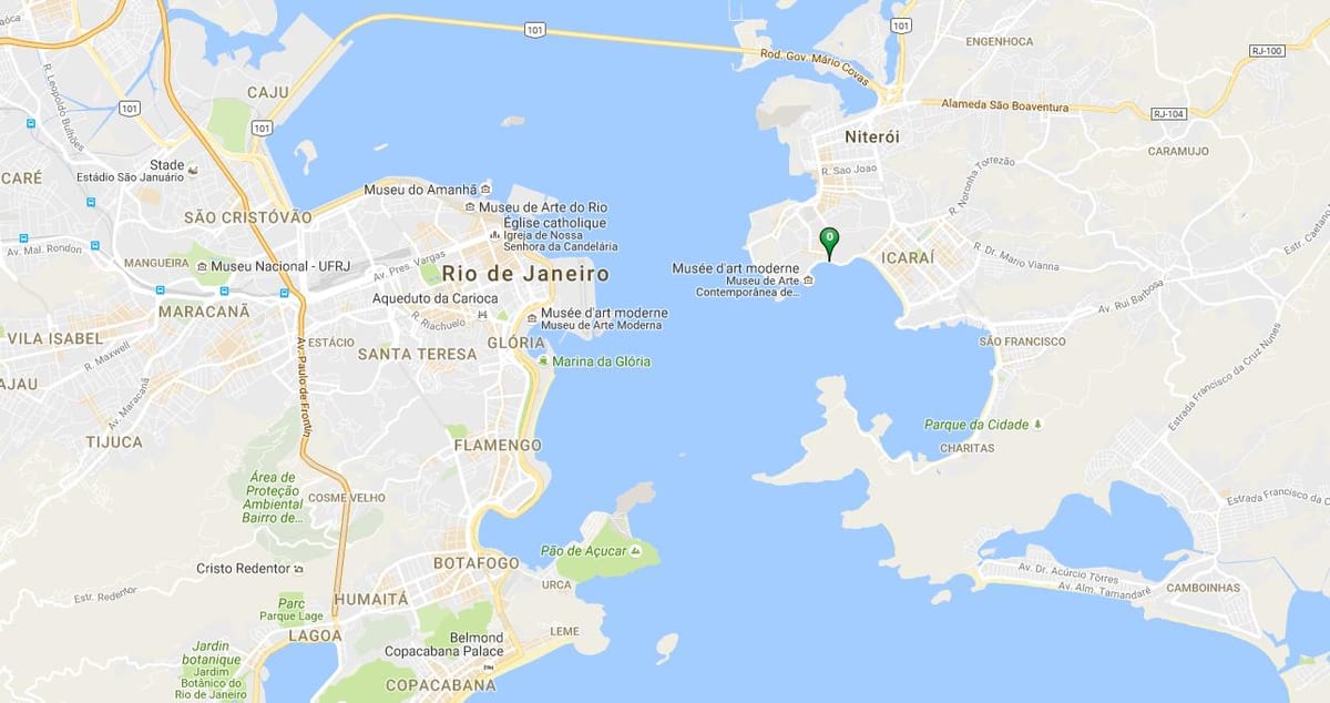 Mapa plaži Flexas