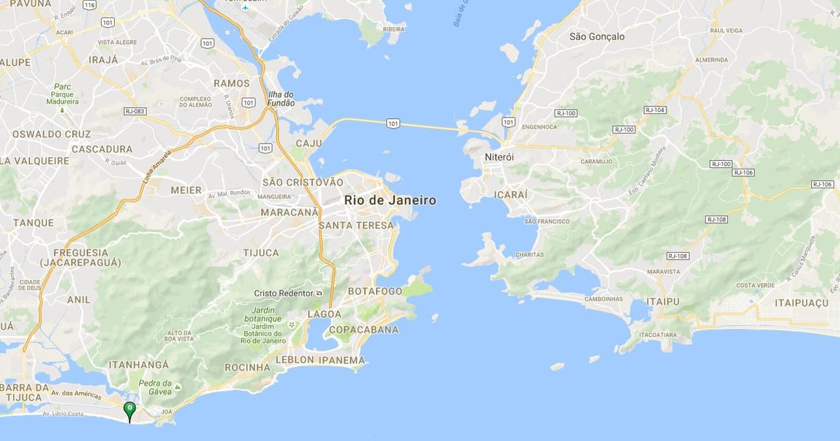 Mapa plaži Pepe