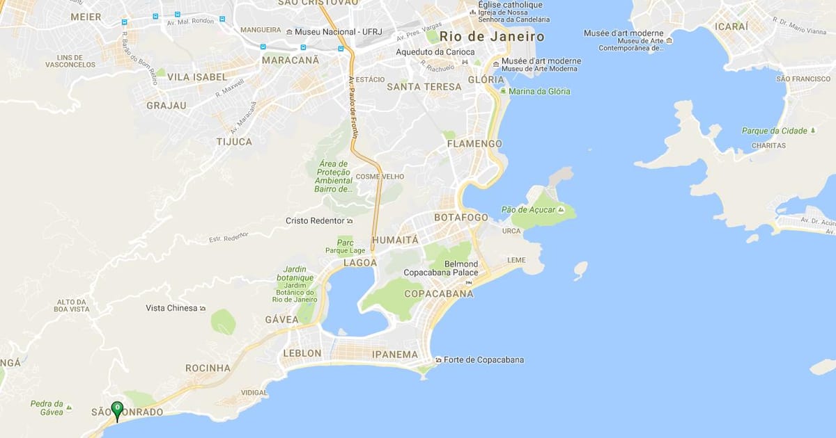 Mapa plaži Pepino