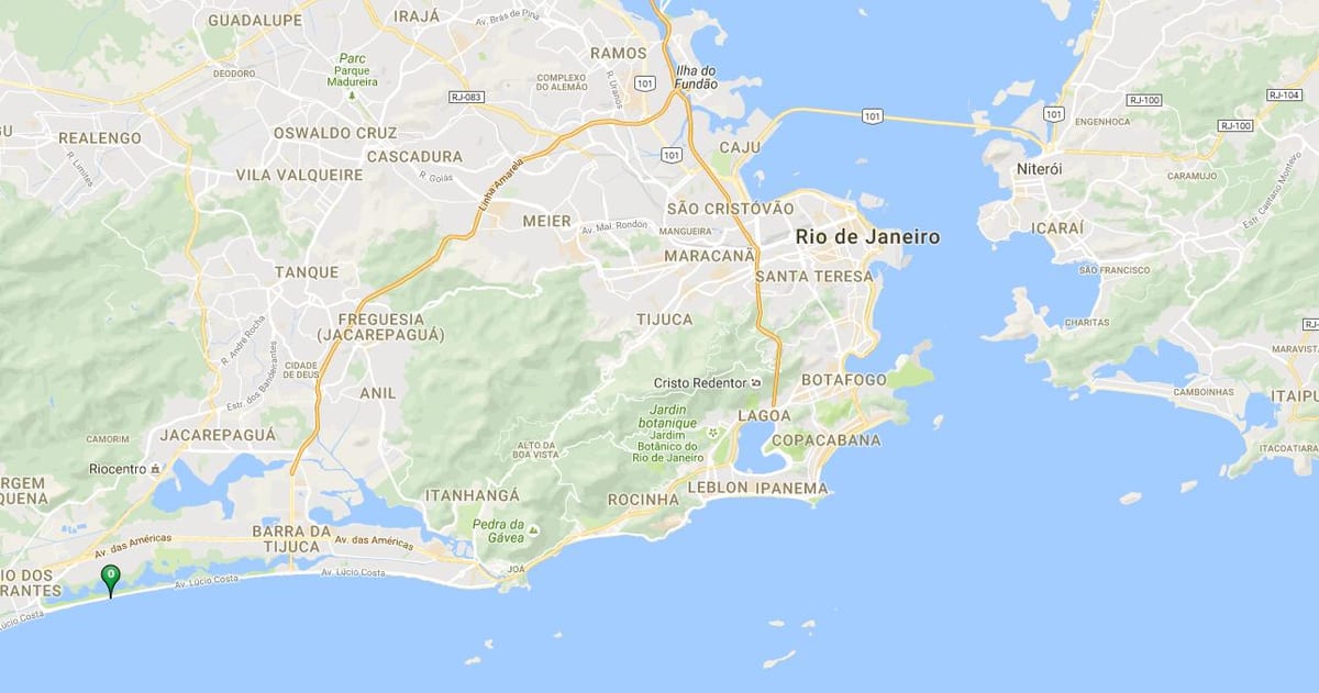 Mapa plaži Reserva