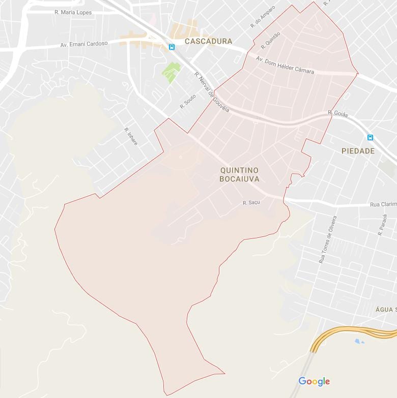 Mapa Quintino Bocaiúva