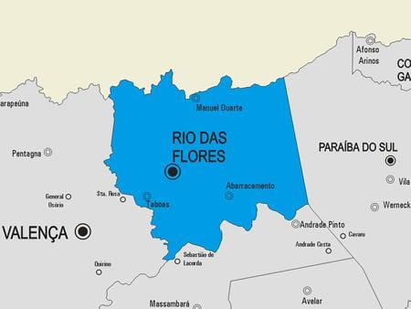 Karta u Rio das Ostras općini