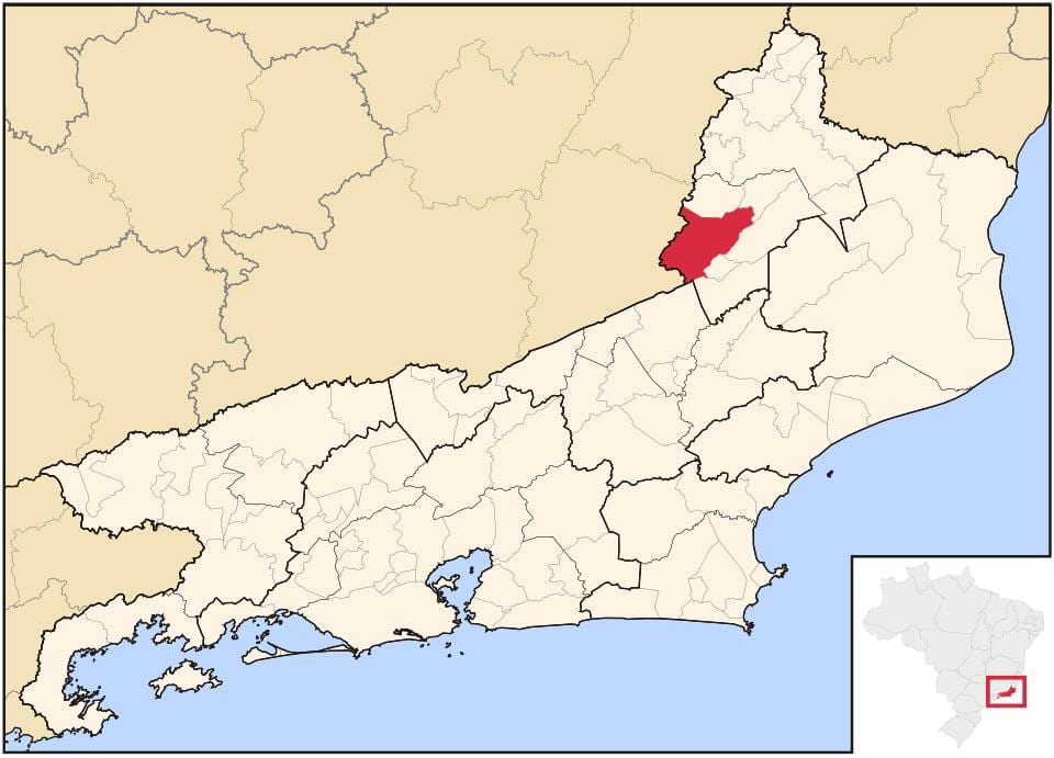 Mapa Santo Antônio de Pádua