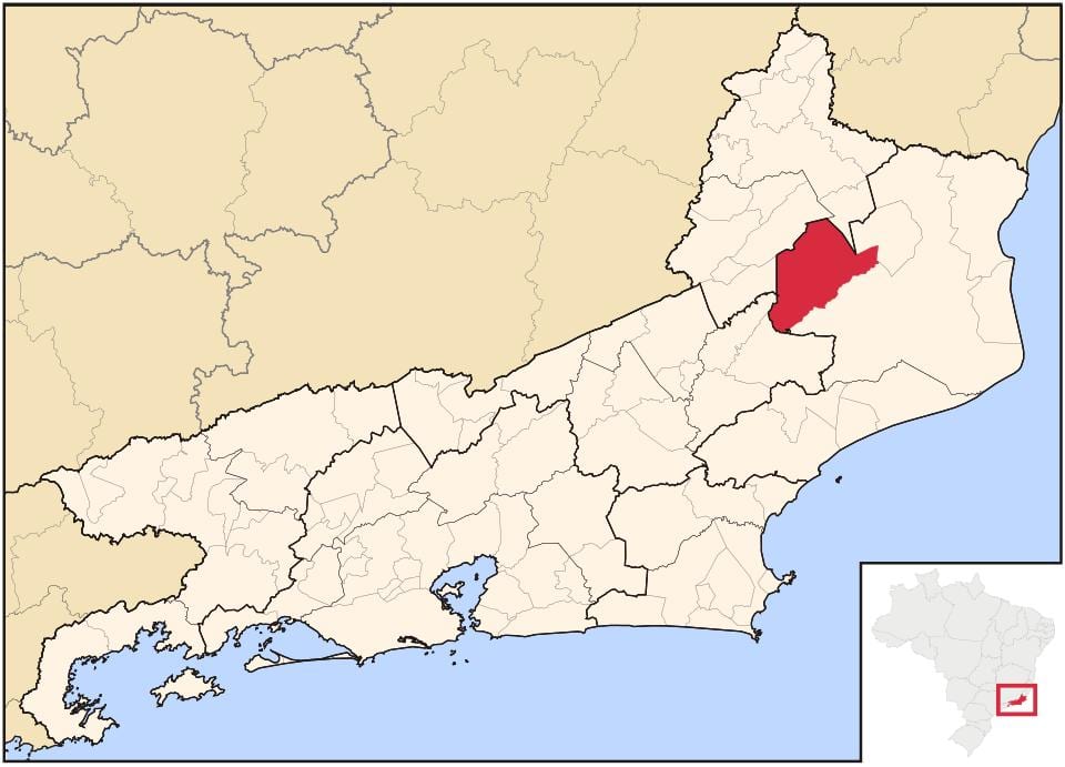 Mapa Sao Fidélis