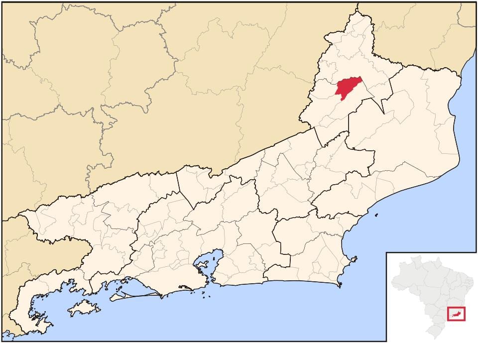 Mapa Sao José de Ubá