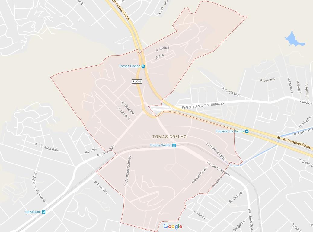 Mapa Tomás Coelho