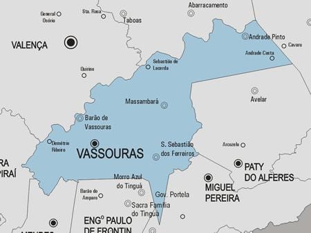 Mapa Varre-Dri općini