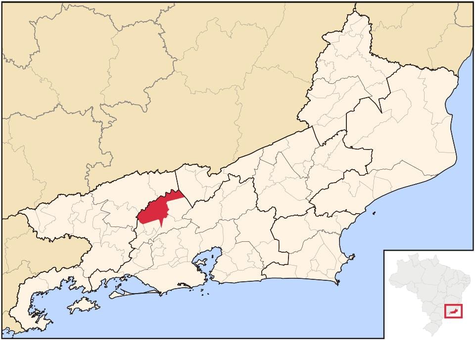 Mapa Vassouras