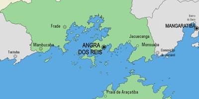 Mapa Angra dos Reis općini