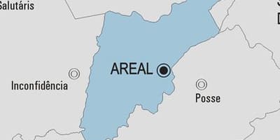 Mapa Areal općini