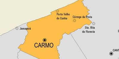 Mapa Cardoso Moreira općini