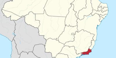 Mapa Država Rio de Janeiro