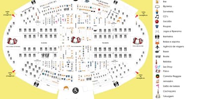 Mapa Feira de Sao Cristóvão