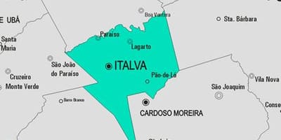 Mapa Italva općini