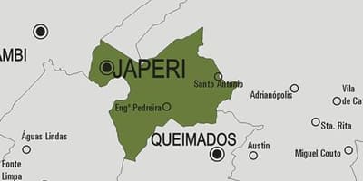 Mapa Japeri općini