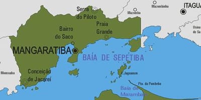 Mapa Mangaratiba općini