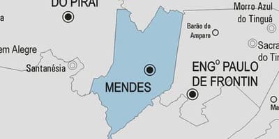 Mapa Mendez općini