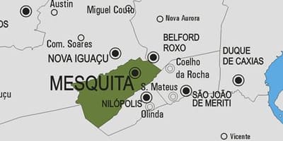 Mapa Mesquita općini