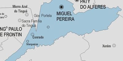 Mapa Miguel Pereira općini