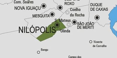 Mapa Nilópolis općini