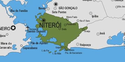 Mapa Niterói općini