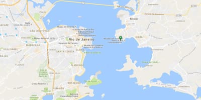 Mapa plaži Boa Viagem
