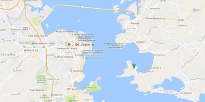 Mapa plaži Cáis