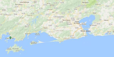 Mapa plaži Dentro